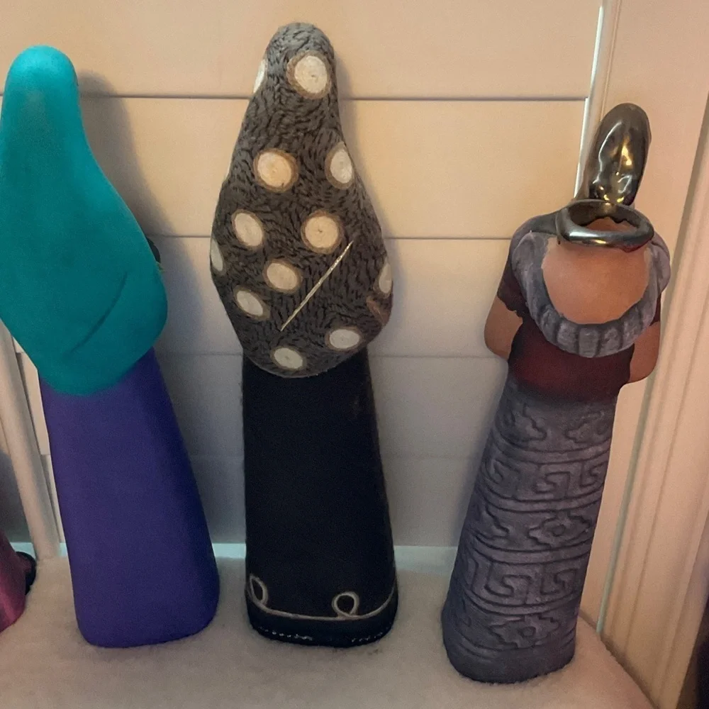 Elegant Multicolor Figurine Set